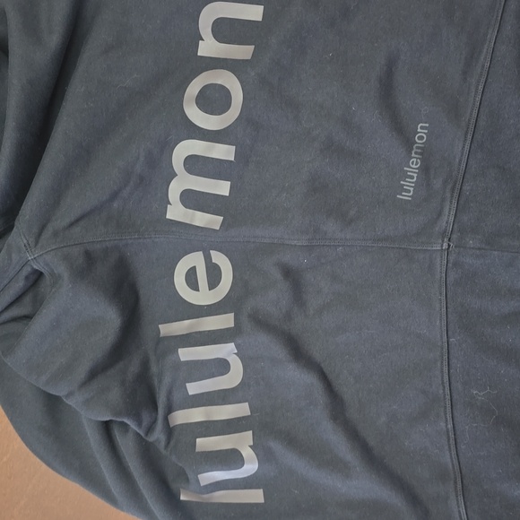 LULULEMON athletica Women's Black Crewneck Sweatshirt Sz XL / 10 / 12 Oversized - Picture 2 of 5